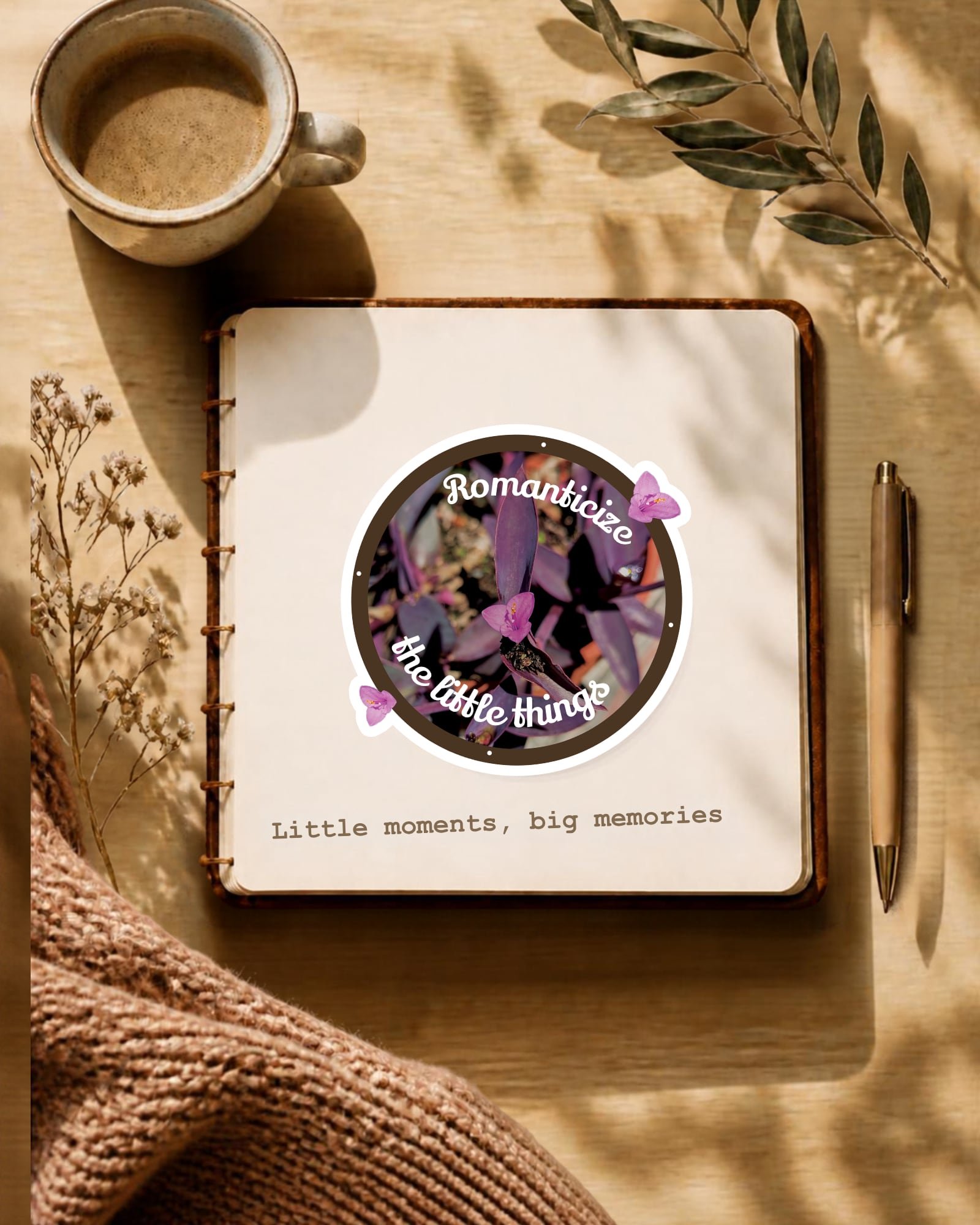 Romanticize the Little Things – Purple Flowers